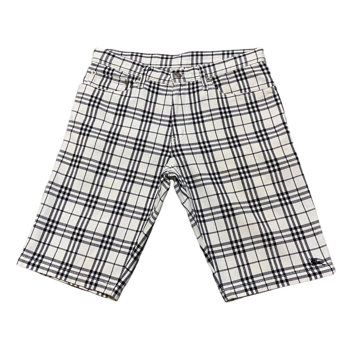 Burberry Burberry Denim Short Pants Checkered Size US 30 / EU 46 - 1 Thumbnail