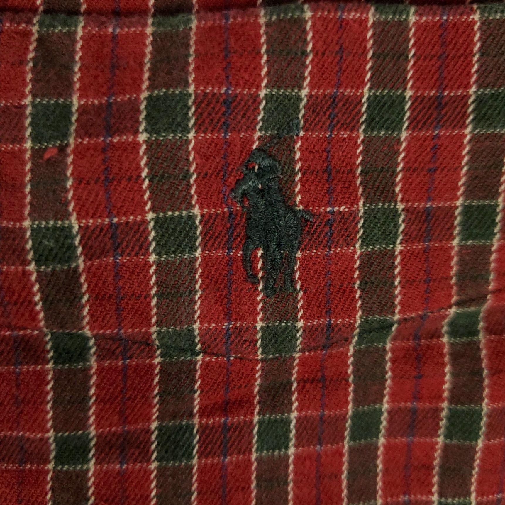 Ralph Lauren Ralph Lauren Button-Up Shirt Mens Medium Red Plaid Long Sleeve Cotton Casual Preppy Size US M / EU 48-50 / 2 - 2 Thumbnail