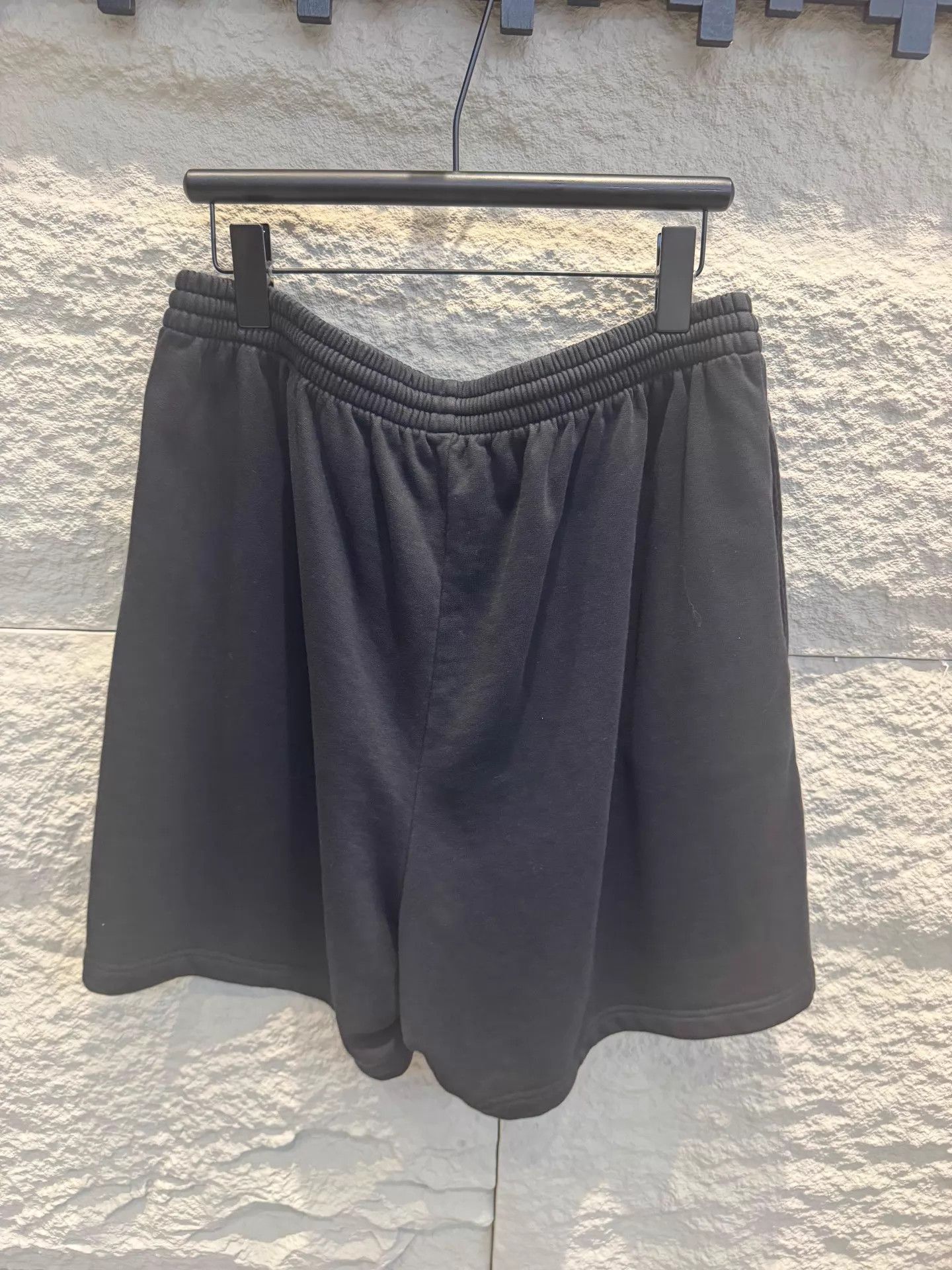 Balenciaga Balenciaga Black PARIS Embroidered Loose Shorts L Unisex Size US 34 / EU 50 - 5 Thumbnail