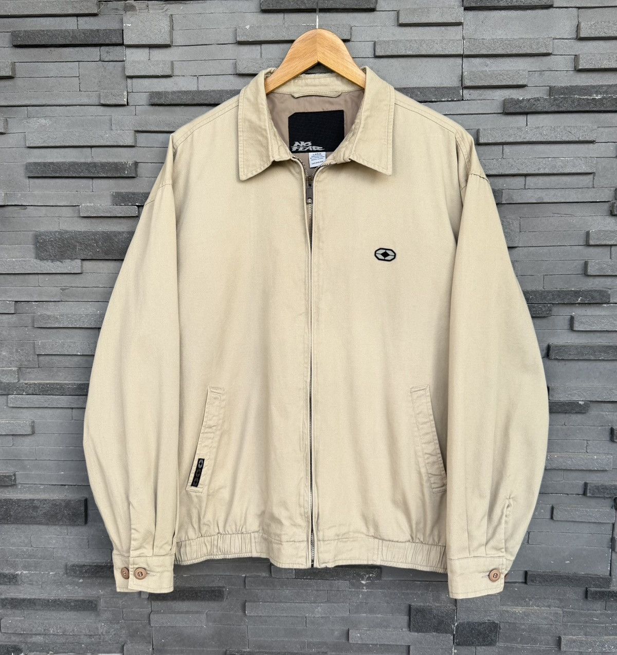 No Fear Vintage No Fear Bomber Jacket Made In USA Size US L / EU 52-54 / 3 - 3 Thumbnail