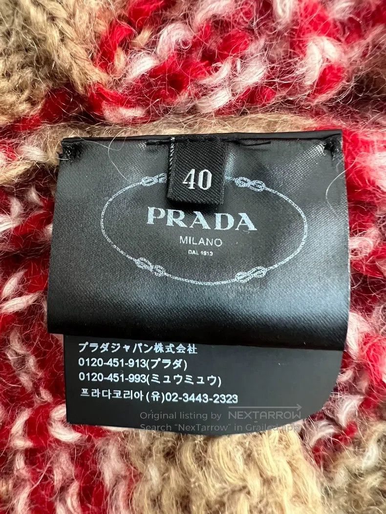 Prada Prada Striped wool blend knitted sweater Size XS / US 0-2 / IT 36-38 - 4 Thumbnail