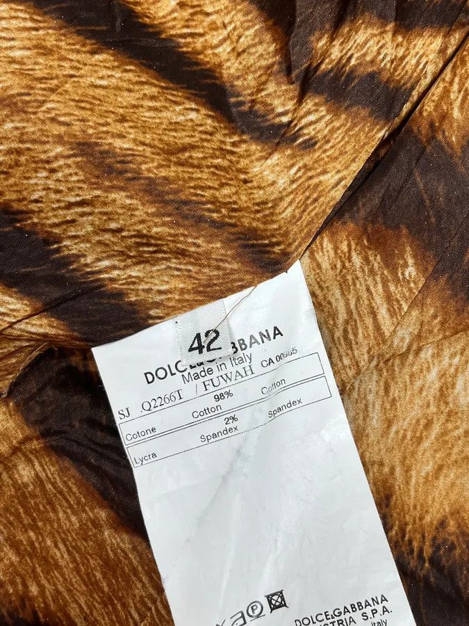 Dolce & Gabbana 2000s Dolce & Gabbana Brown Velvet Jacket Size S / US 4 / IT 40 - 12 Thumbnail