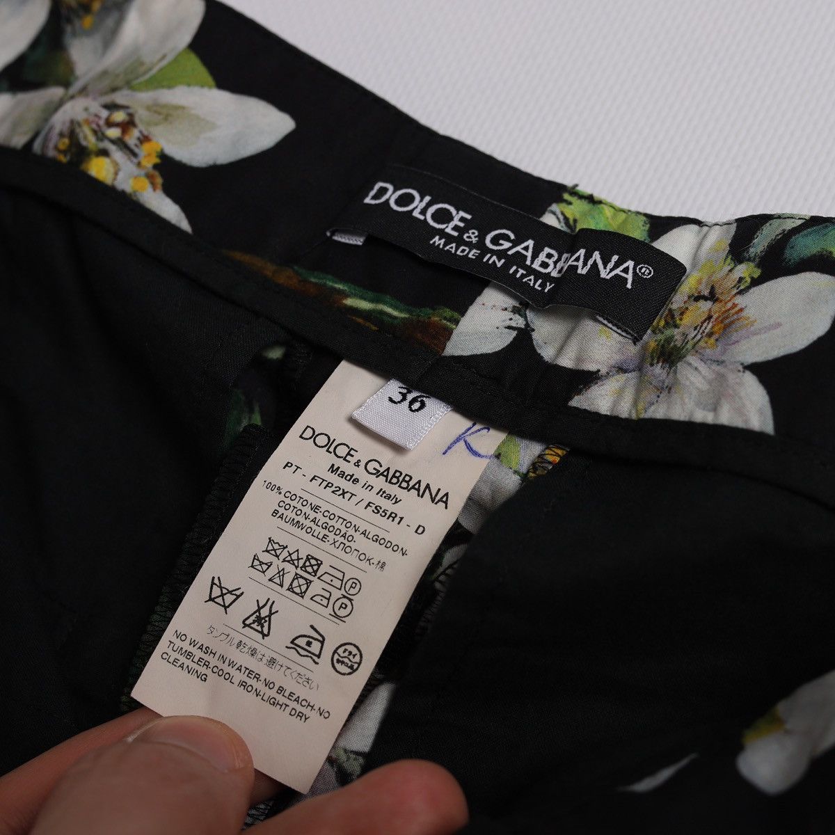 Dolce & Gabbana Dolce Gabbana Floral Flowers Jungle Printed Pants Trousers Size 25" / US 0 / IT 36 - 8 Thumbnail