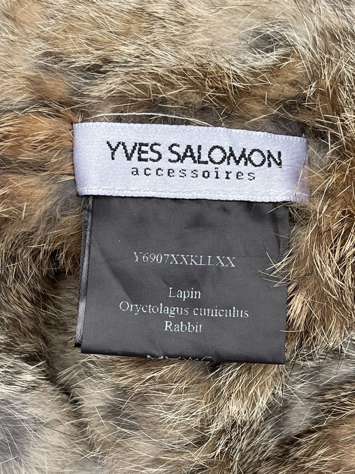 Yves Salomon 🔥 Yves Salomon Real Lapin Rabbit Fur Scarf Size ONE SIZE - 8 Thumbnail