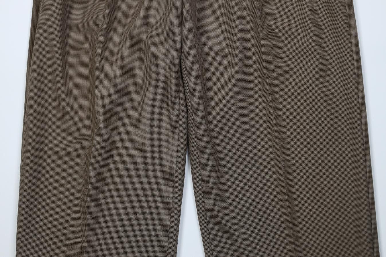 Vintage Vintage 90s Streetwear Gabardine Houndstooth Wide Leg Pants Size US 38 / EU 54 - 3 Thumbnail
