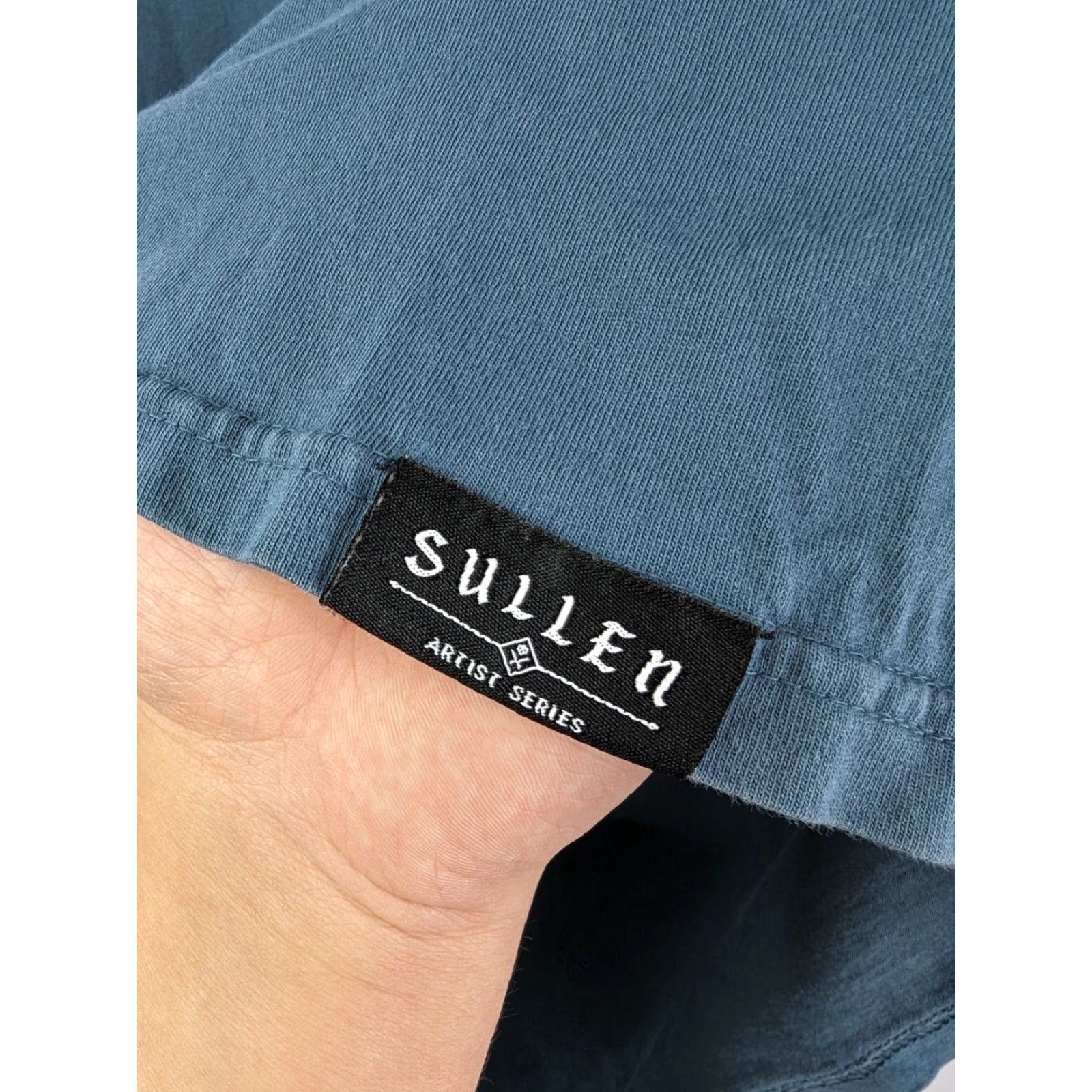 Vintage Sullen T-Shirt Mens Lumen Lion and Snake Tattoo Style Crew Neck Blue Cotton Short Sleeve Logo Vintage No Size US L / EU 52-54 / 3 - 4 Thumbnail