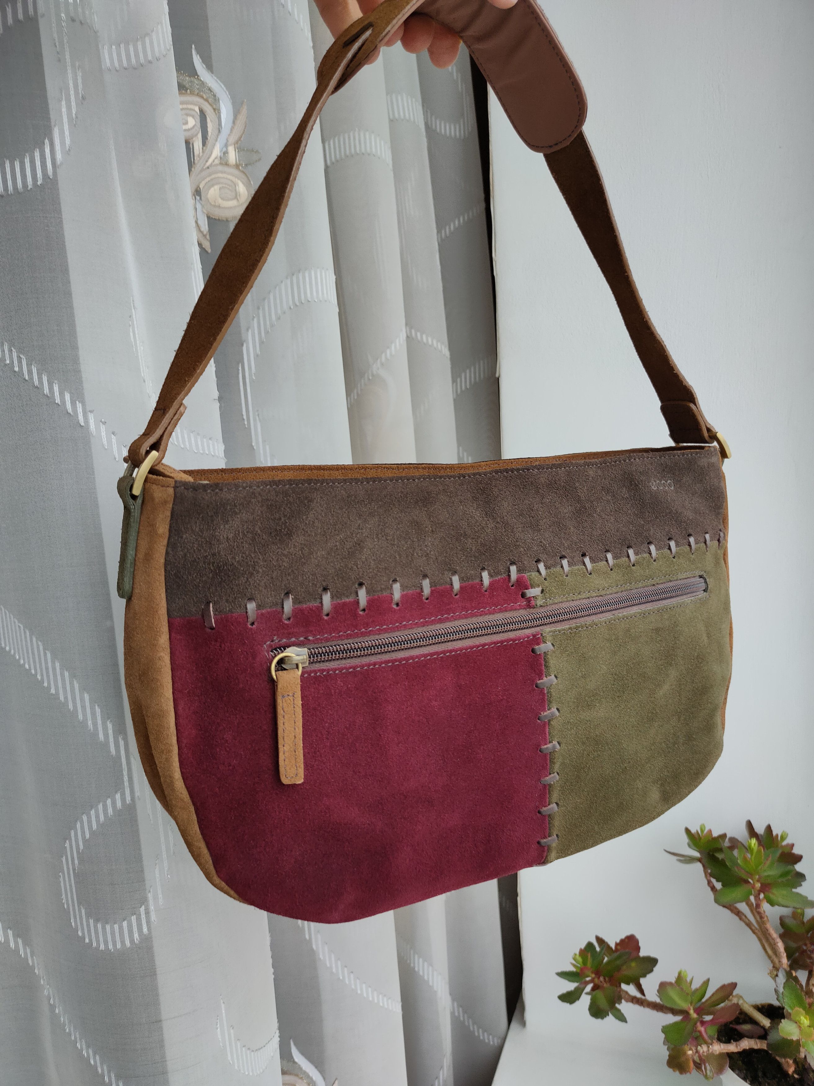 Ecco leather bag exclusive handle bag ecco