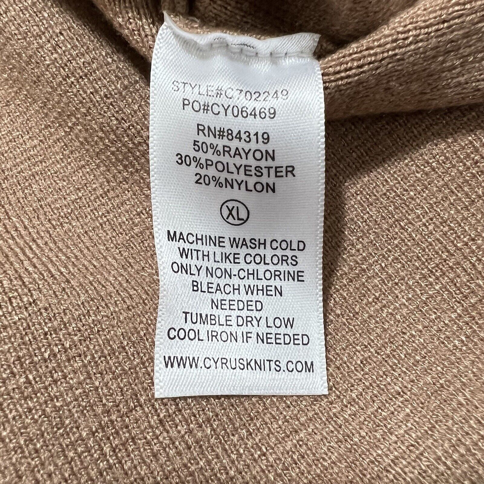 Other Cyrus Knits Raya XL Turtleneck Oversized Heavyweight Sweater Size XL / US 12-14 / IT 48-50 - 4 Thumbnail