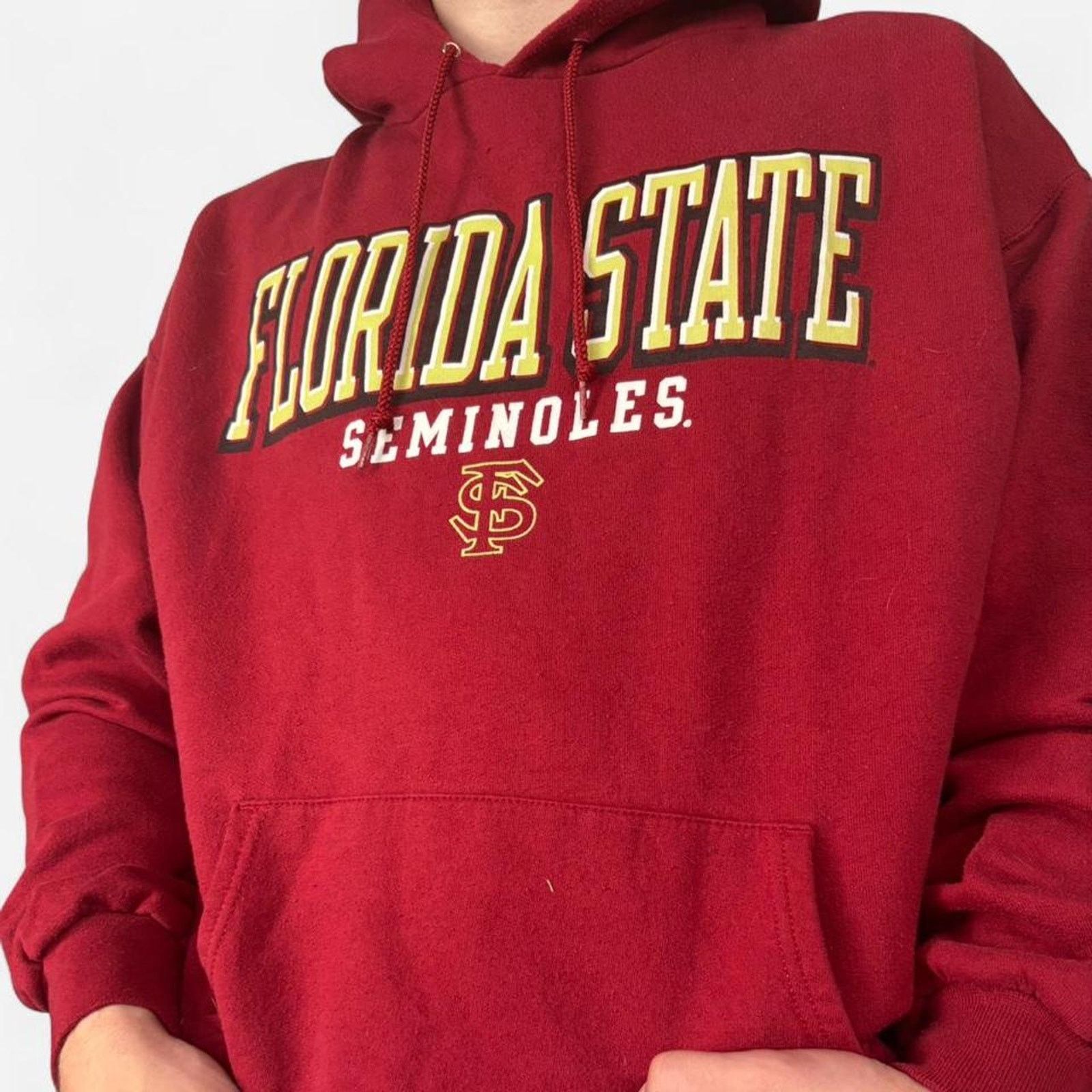 Champion Vintage Champion Florida State Seminoles red hoodie Size XL Size US XL / EU 56 / 4 - 2 Thumbnail