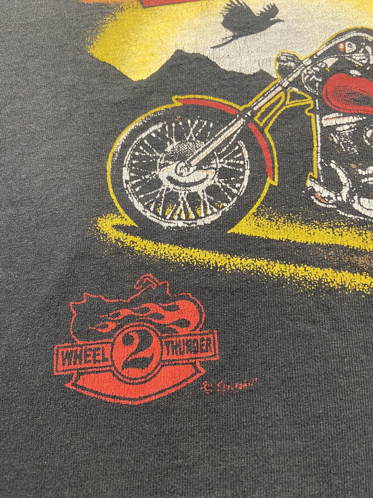 Anvil Vintage Sturgis 1994 motorcycle rally tee Size US XL / EU 56 / 4 - 3 Thumbnail