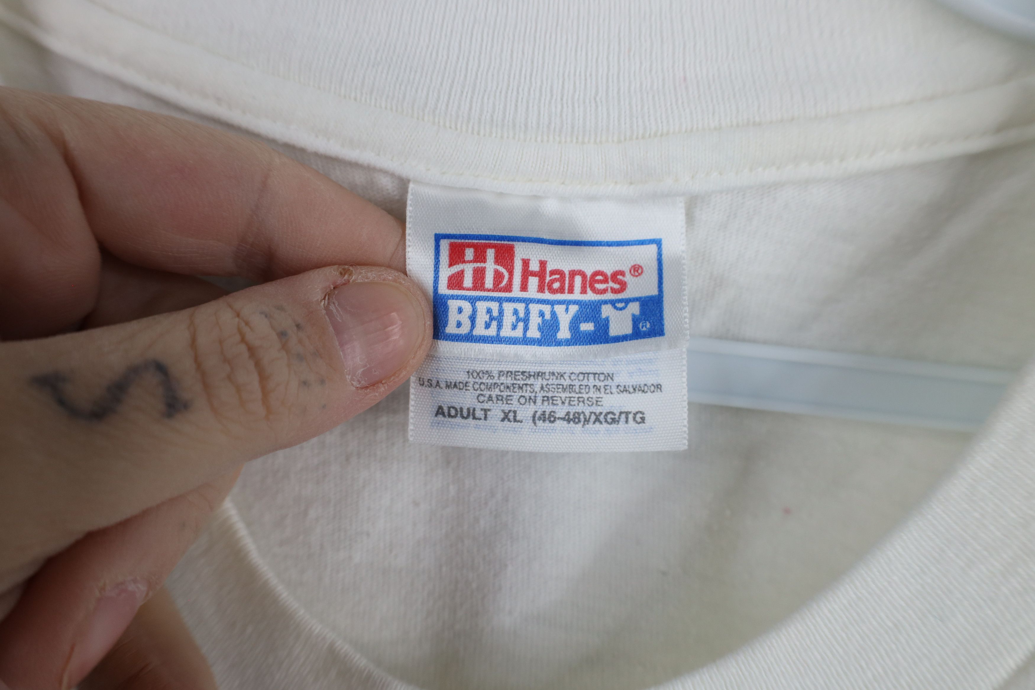 Vintage Vintage 90s Lungs Lung Cancer Short Sleeve T-Shirt White Size US XL / EU 56 / 4 - 7 Thumbnail