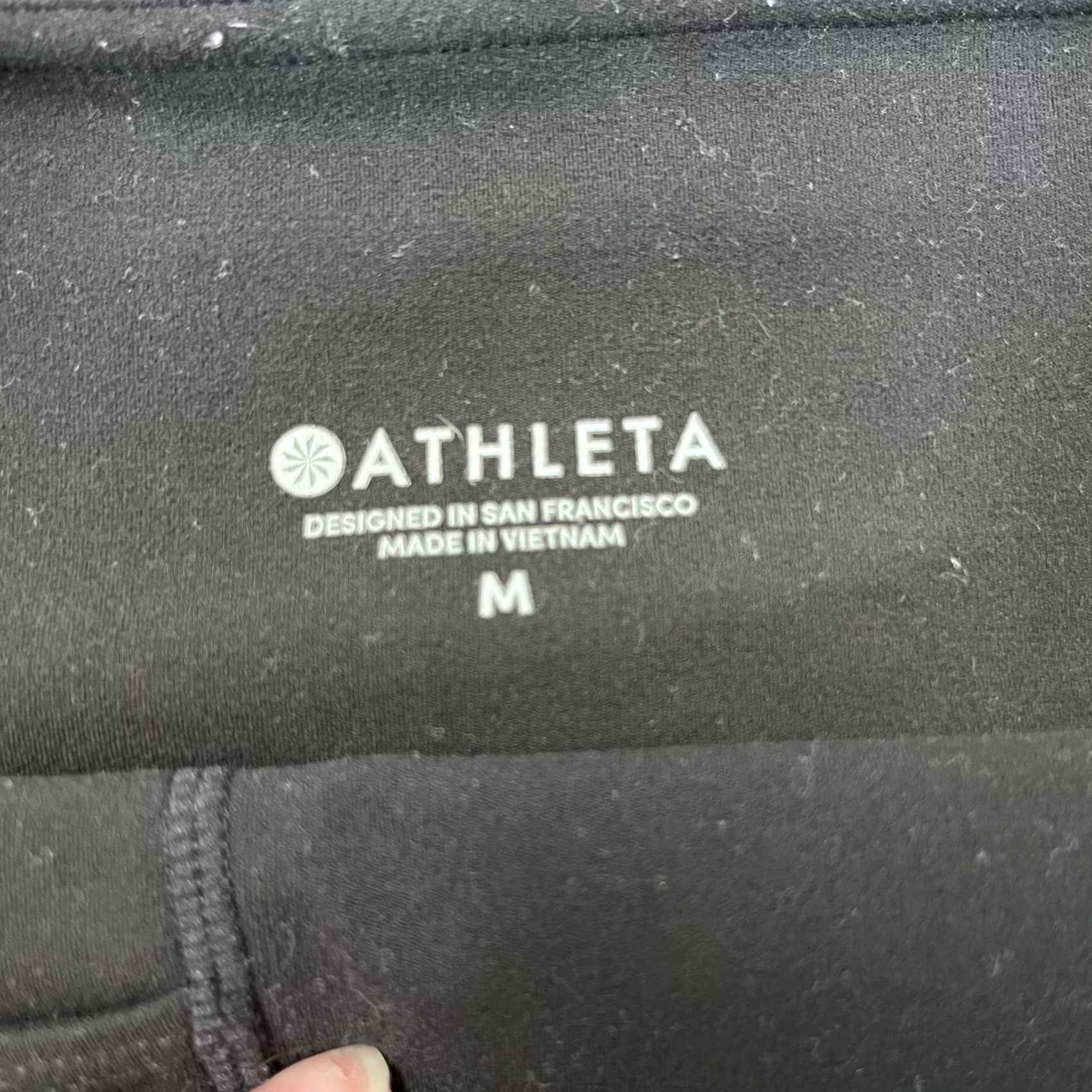 Athleta Athleta Leggings Womens Medium Black High Rise Capri Yoga Athletic Pants Gym Size 32" / US 10 / IT 46 - 2 Thumbnail