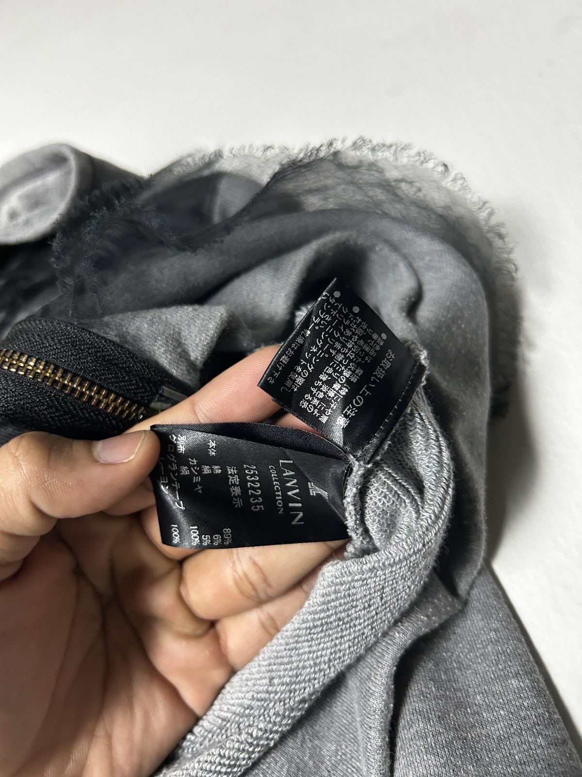 Lanvin Vintage lanvin collection japan rare design boxy hoodie Size US XS / EU 42 / 0 - 8 Thumbnail