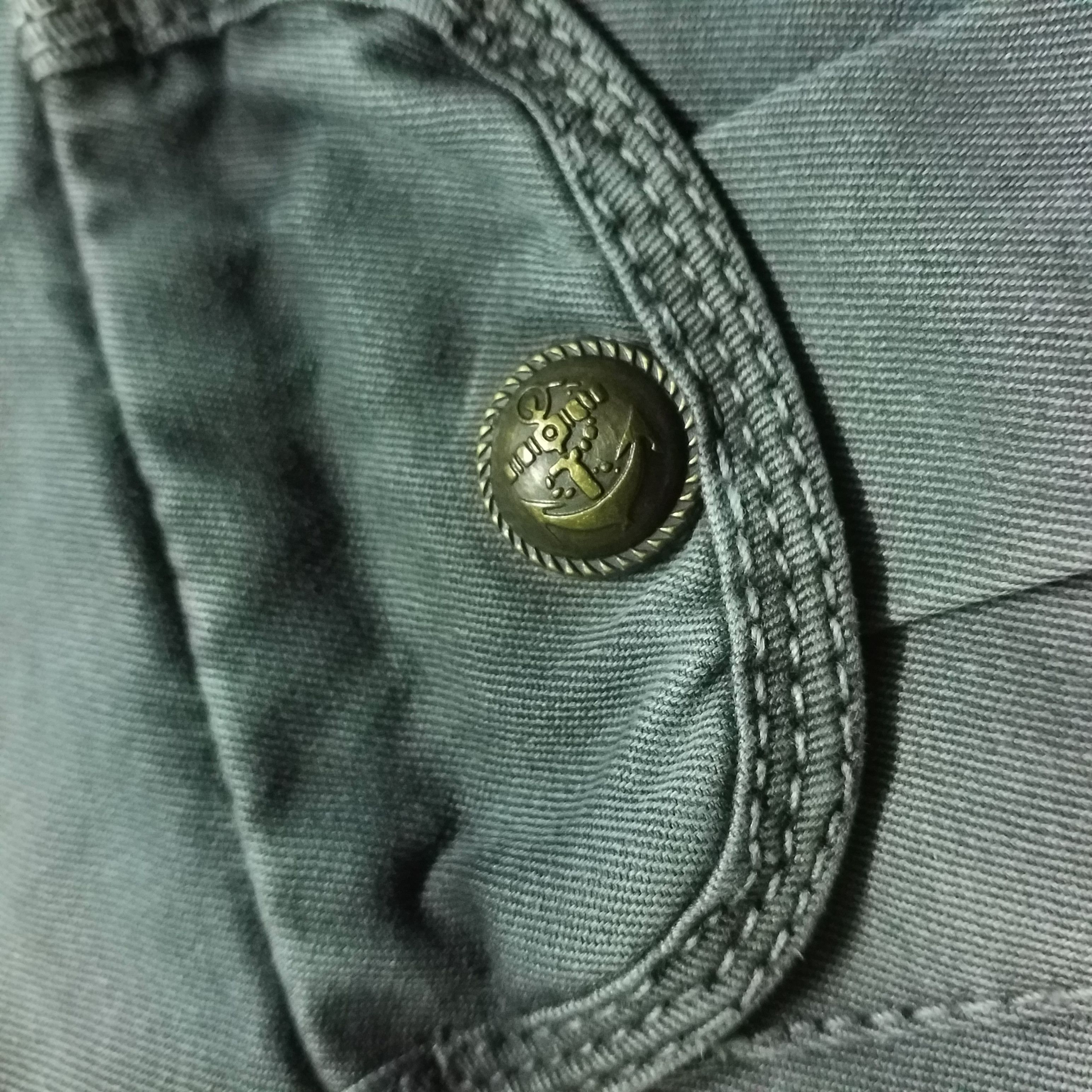 Japanese Brand LOW RISE CARGO MULTI POCKET ARMY BONDAGE STYLE Size 36" / US 14 / IT 50 - 9 Thumbnail