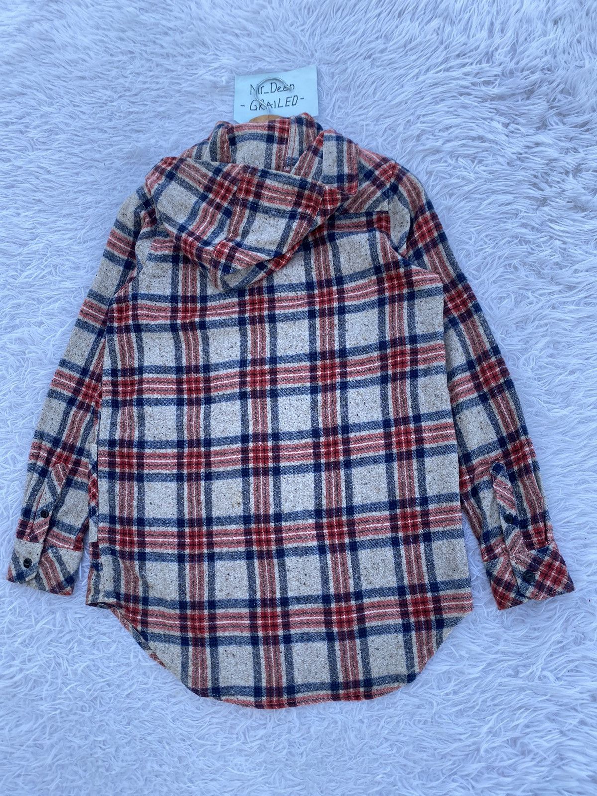 Hysteric Glamour Rare Vintage Hysteric Glamour Checkered Hooded Flannel Size US M / EU 48-50 / 2 - 14 Thumbnail