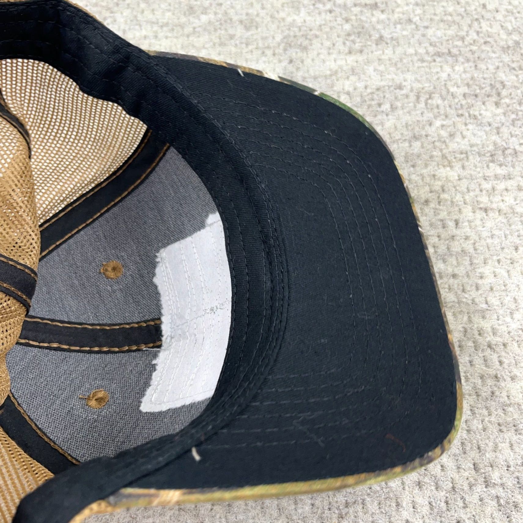 Vintage Ducks Unlimited Trucker Hat Cap Snapback Camouflage One Size Adult Green Men Baseball Cap Adjustable Size ONE SIZE - 5 Thumbnail
