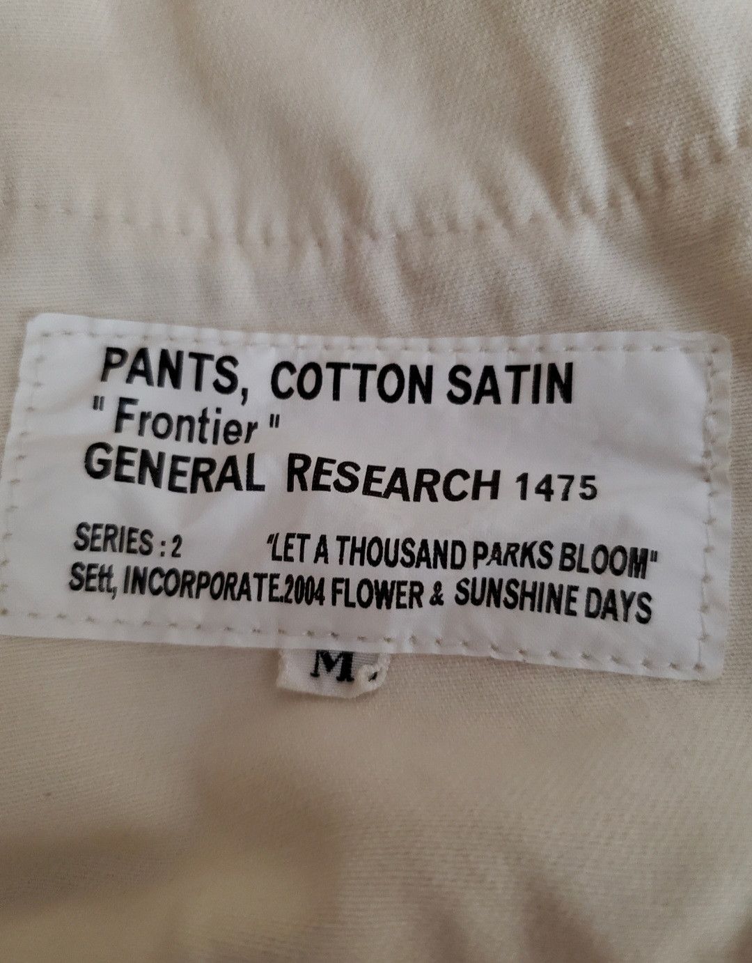 General Research 2004 General Research "Frontier" Satin Cotton Pants size M Size US 30 / EU 46 - 11 Thumbnail