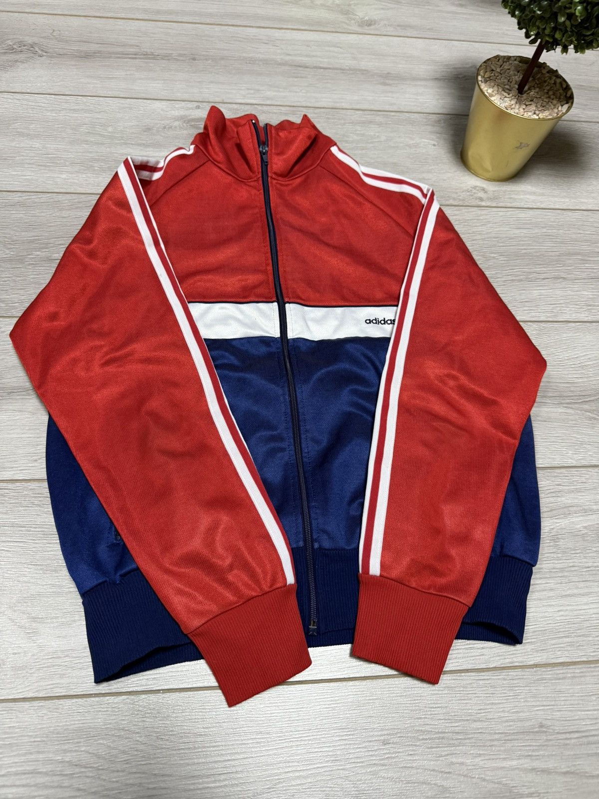 Adidas Adidas West Germany track jacket zip stripes Size US M / EU 48-50 / 2 - 7 Thumbnail