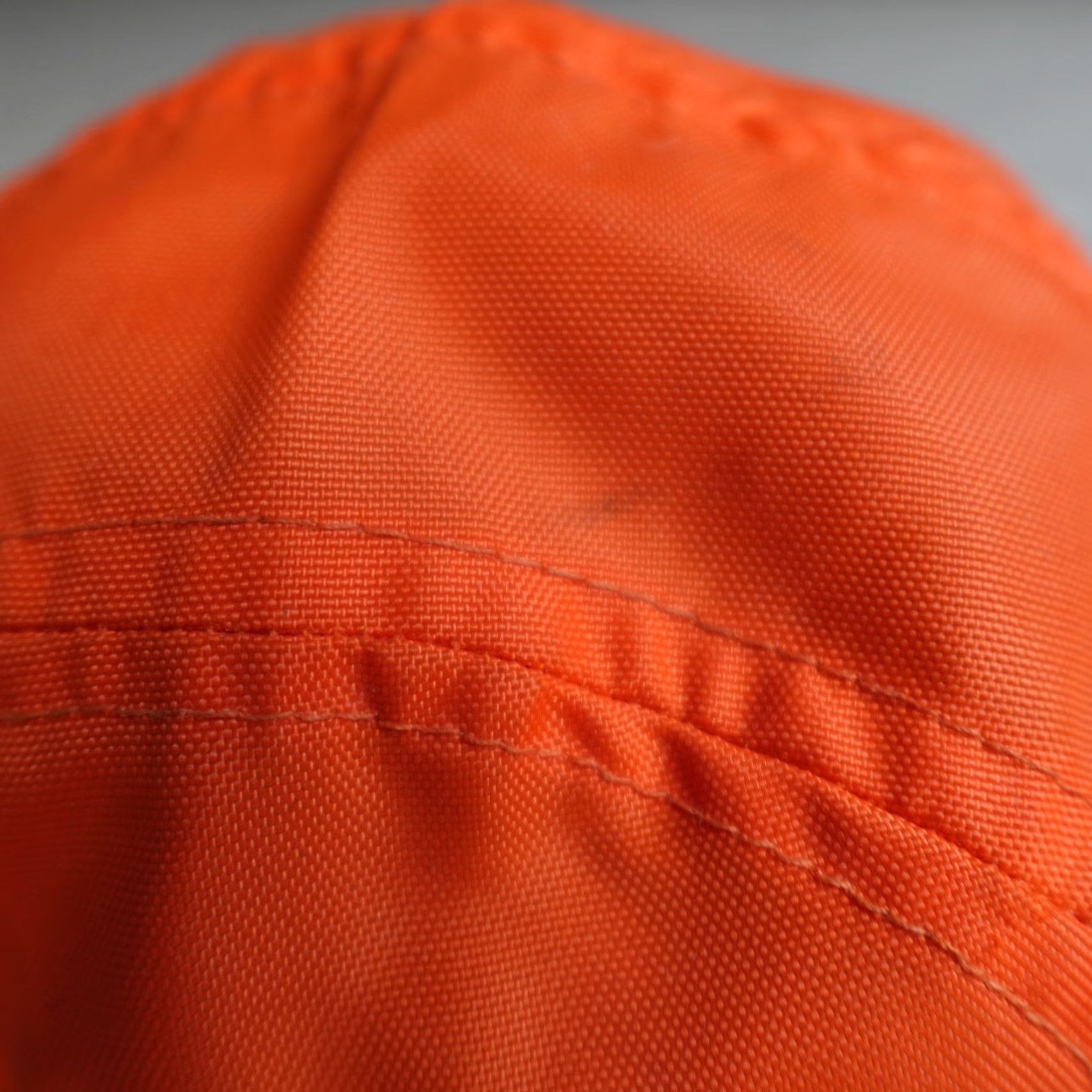 Abercrombie & Fitch VINTAGE Abercrombie & Fitch Hat 5 Panel Orange Nylon 1 Size Men Embroidered Made in USA Retro Camper Size ONE SIZE - 3 Thumbnail