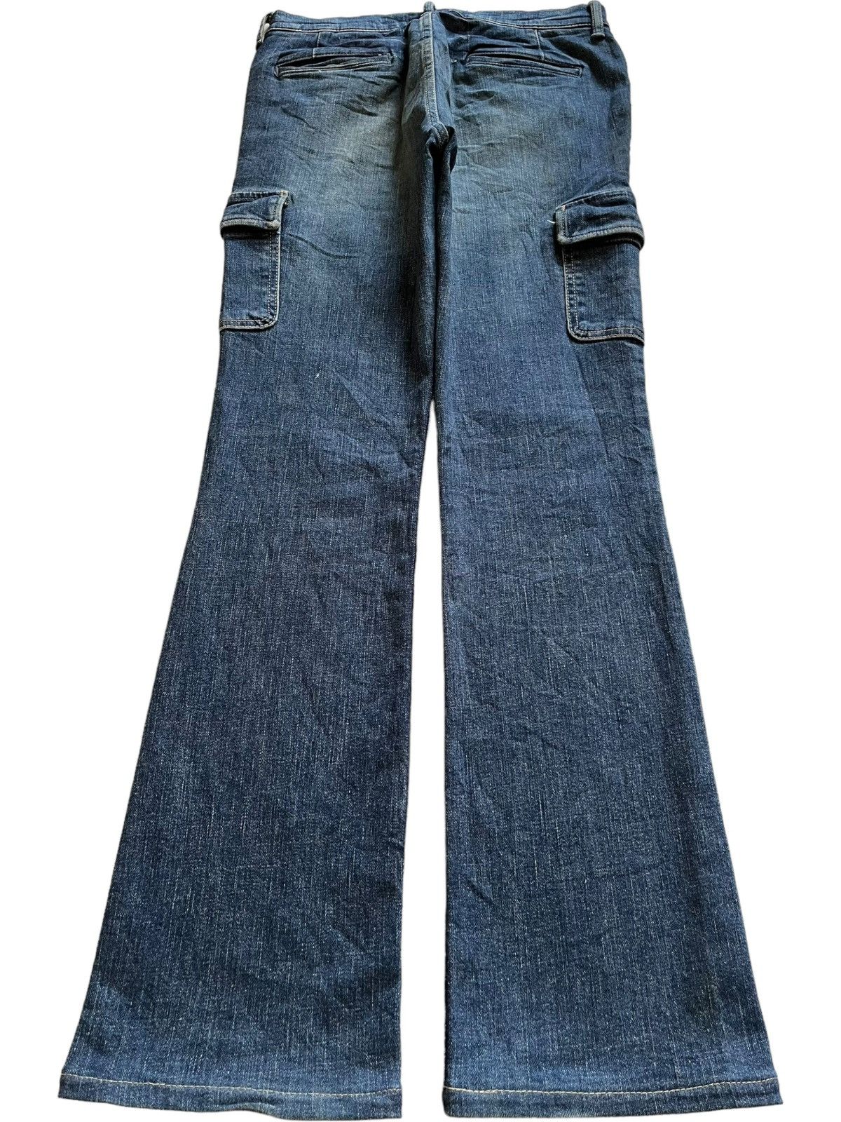 Japanese Brand × OMNIGOD × Tornado Mart Vintage Japanese Omnigod Cargo Style Mud Wash Bootcut Jeans Size US 28 / EU 44 - 2 Thumbnail