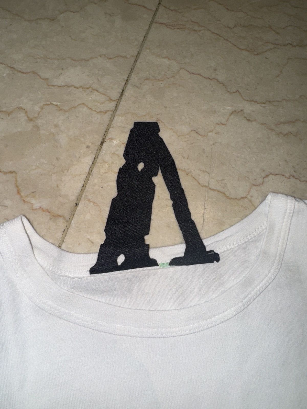 Palm Angels × Vlone Vlone X Palm Angels White and red Tee Size US S / EU 44-46 / 1 - 5 Thumbnail
