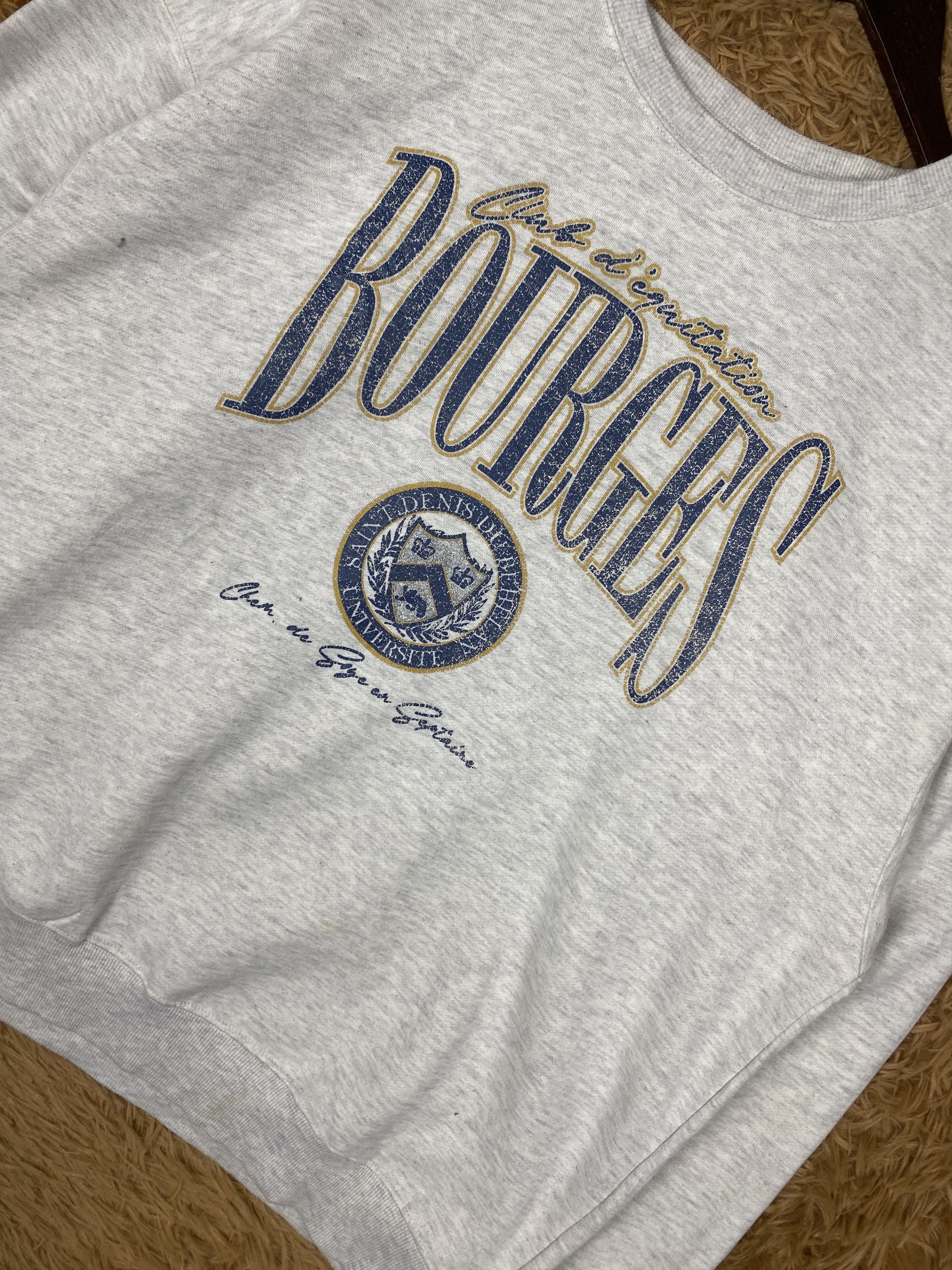 Vintage Vintage University Bourges Sweatshirts PS0341 Size US L / EU 52-54 / 3 - 2 Thumbnail