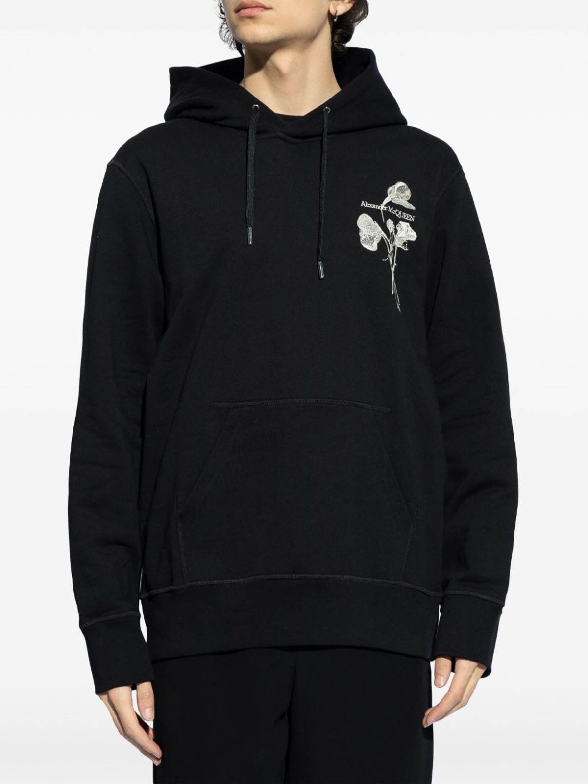 Alexander McQueen o1srvl11e0226 Hoodie In Black Size US M / EU 48-50 / 2 - 4 Thumbnail