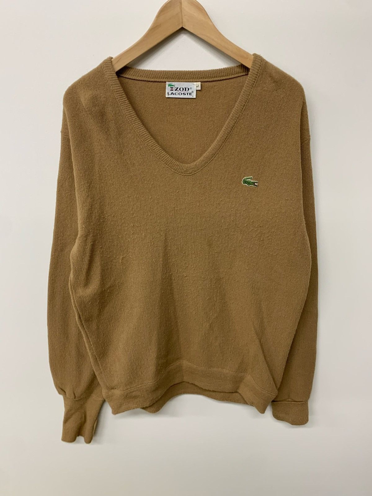 Vintage Vintage 1980s Izod Lacoste Sweater Size US L / EU 52-54 / 3 - 1 Thumbnail