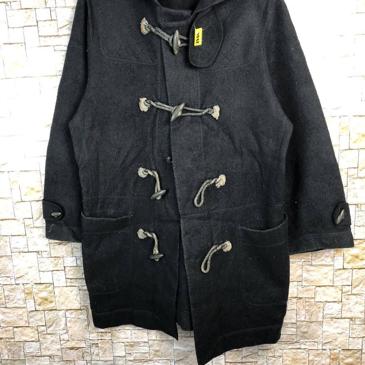 Issey Miyake DL Issey Miyake Men Dark Blue Hoodie duffle coat #A567 Size US M / EU 48-50 / 2 - 3 Thumbnail