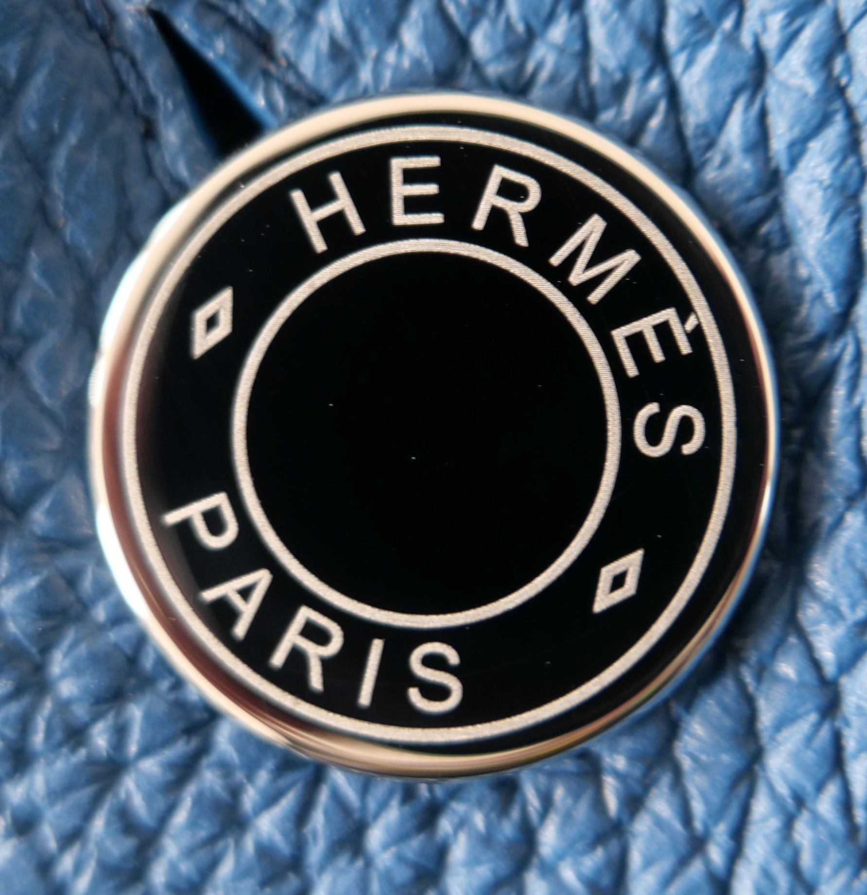 Hermes Hermes Equestrian Deerskin Leather Jacket Cerulean Blue Size S / US 4 / IT 40 - 6 Thumbnail