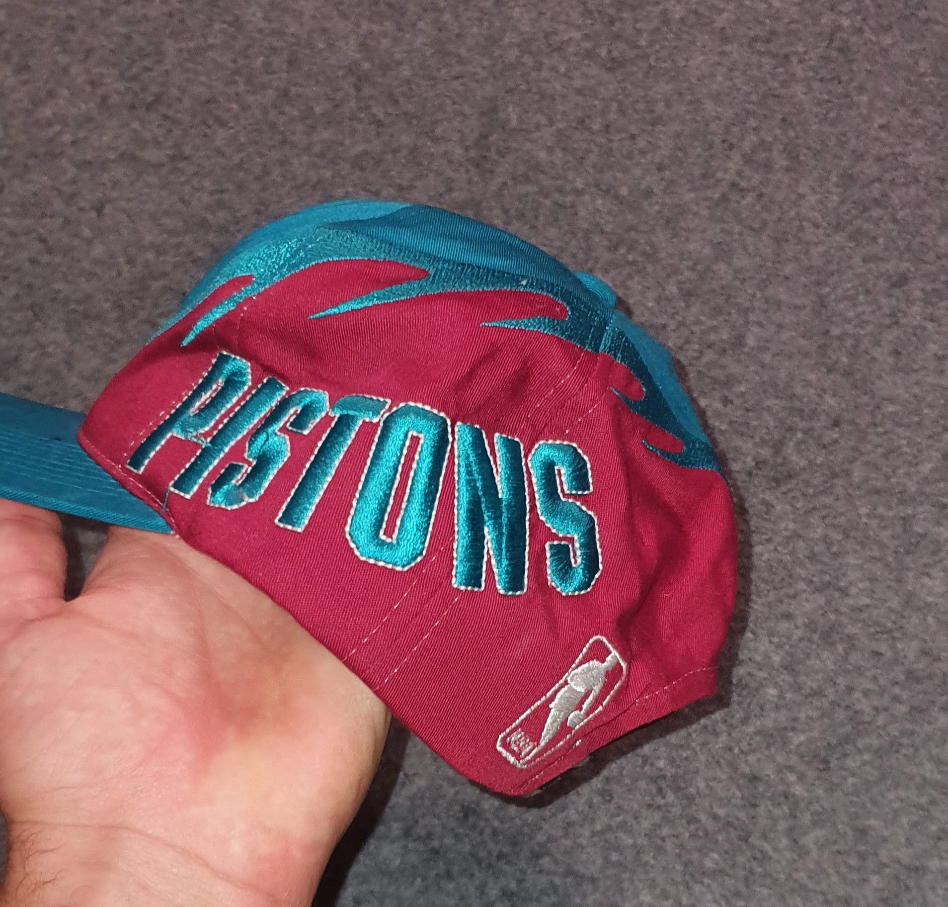 Other Vintage 90s Detroit Pistons Snapback Adjustable Embroidered Size ONE SIZE - 2 Thumbnail