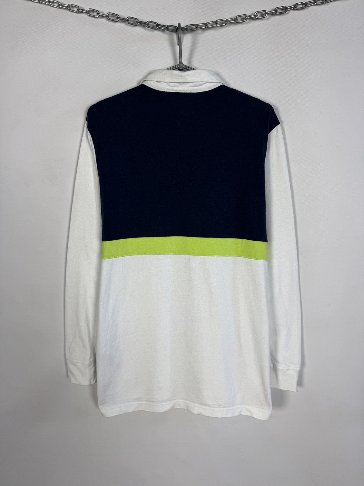 Tommy Hilfiger Tommy Jeans Polo Long Sleeve Rugby Shirt Hilfiger Vtg Size S Size US S / EU 44-46 / 1 - 11 Thumbnail