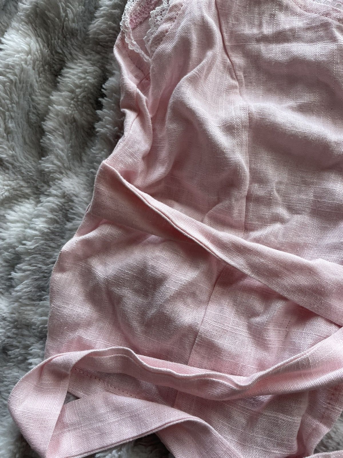 Other Pink lace tie top Size M / US 6-8 / IT 42-44 - 3 Thumbnail