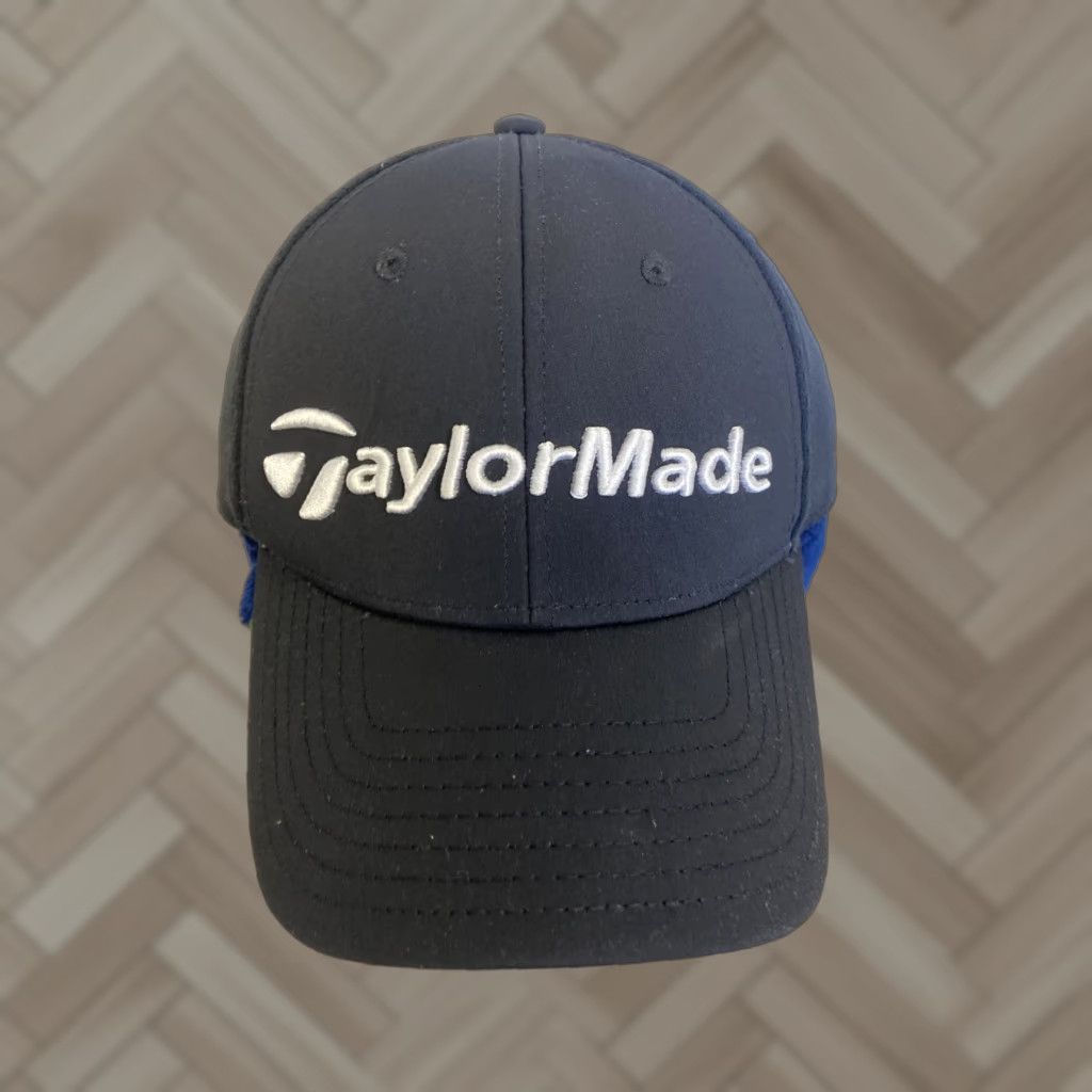 TaylorMade TAYLORMADE Hat Golf R15 Logo Strap Back L/XL Flex Performance Mens Cap Black One Size Adjustable Moisture-Wicking Sports Dad Preppy Golf Accessories Size ONE SIZE - 1 Thumbnail