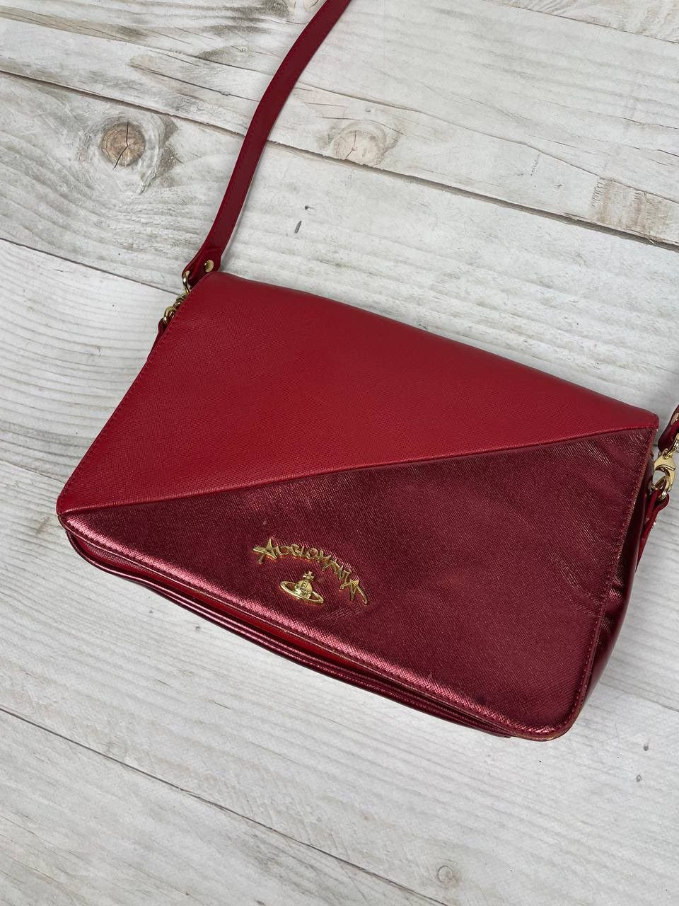 Vivienne Westwood Vivienne Westwood Anglomania Shoulders Bag Orb Leather Size ONE SIZE - 2 Thumbnail