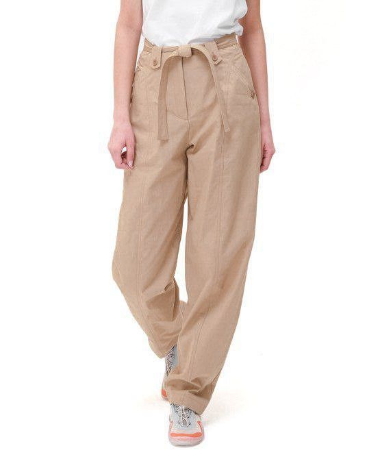 Kenzo KENZO / Tapered Belted Cotton Pants Size 25" / US 0 / IT 36 - 1 Thumbnail