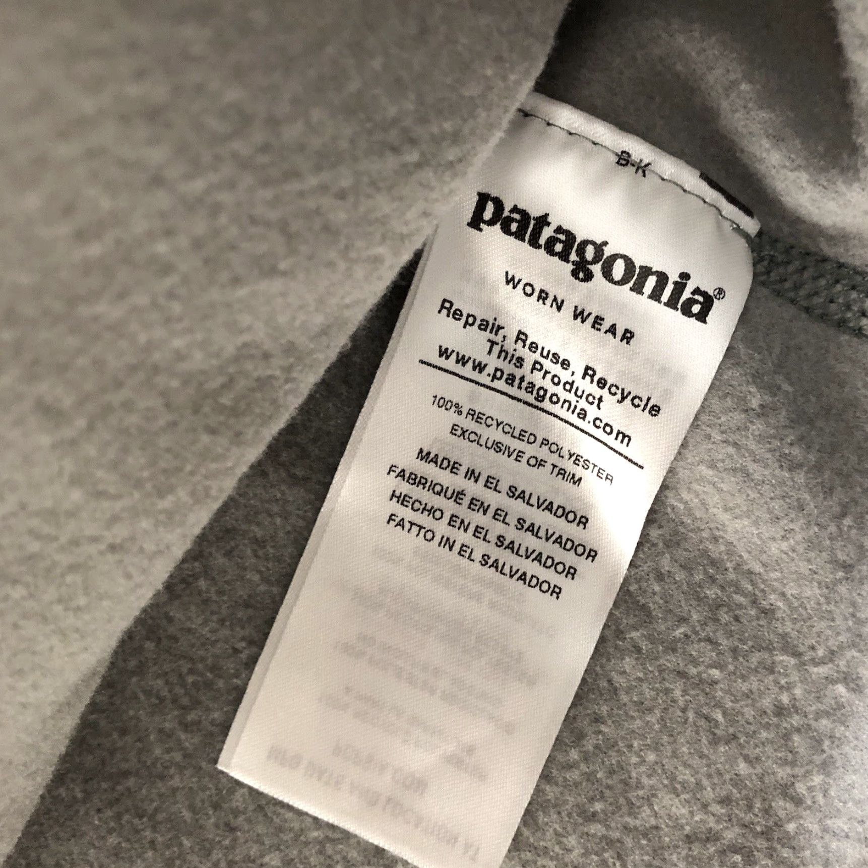 Patagonia Patagonia Fleece Pullover 1/4 Zip Mens Regular Medium Gray Lightweight Hiking Size US M / EU 48-50 / 2 - 6 Thumbnail