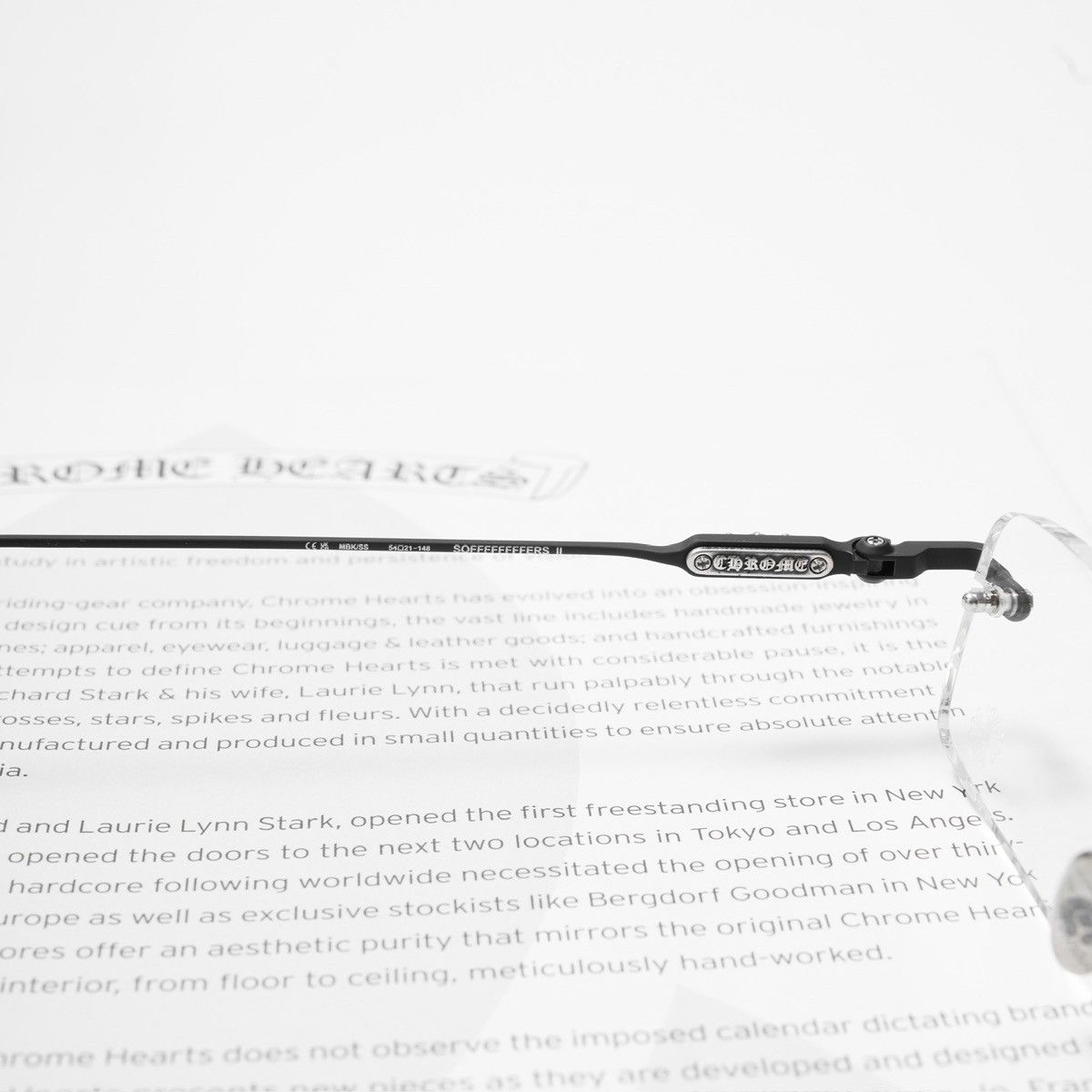 Chrome Hearts CHROME HEARTS SOFFFFFFFFERS II MATTE BLACK / SHINY SILVER Size ONE SIZE - 5 Thumbnail