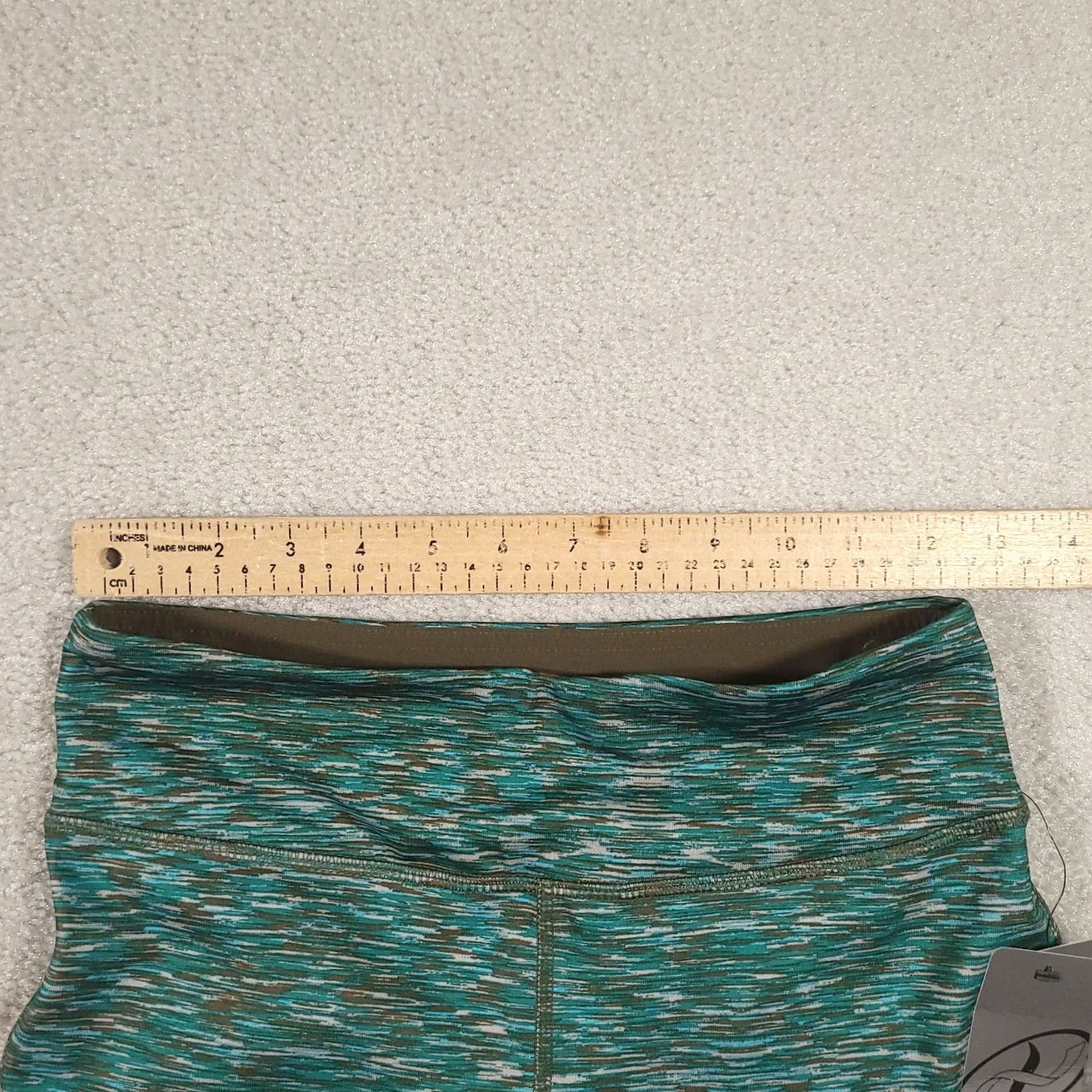 Vintage New York Laundry Athleisure Green Gym Workout Pull On Pants Womens Small Legging Size 28" / US 6 / IT 42 - 3 Thumbnail