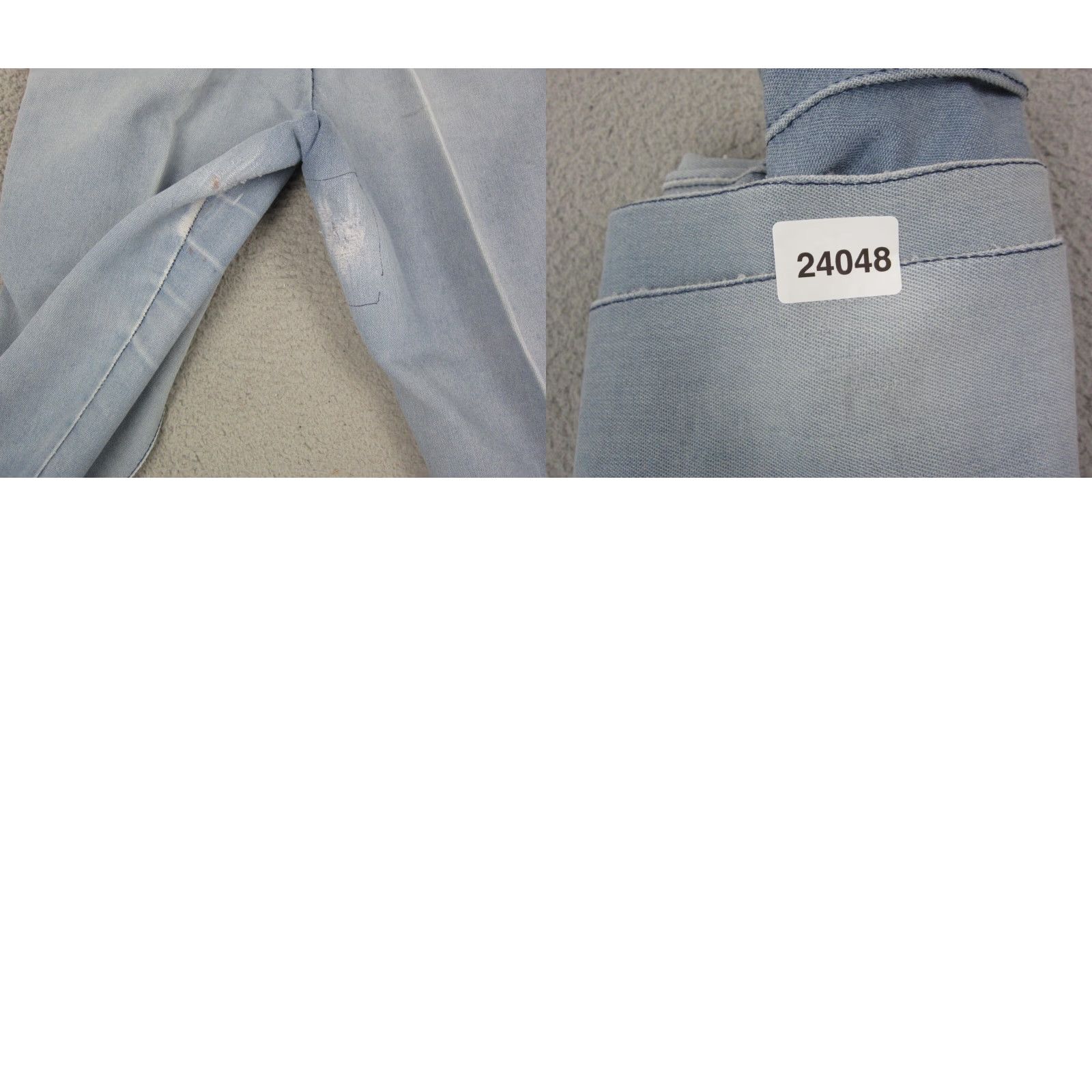 Sears VINTAGE Sears Pants Womens 14 Blue Light Denim 70s Disco Ladies Worn Made in USA Size 36" / US 14 / IT 50 - 10 Thumbnail