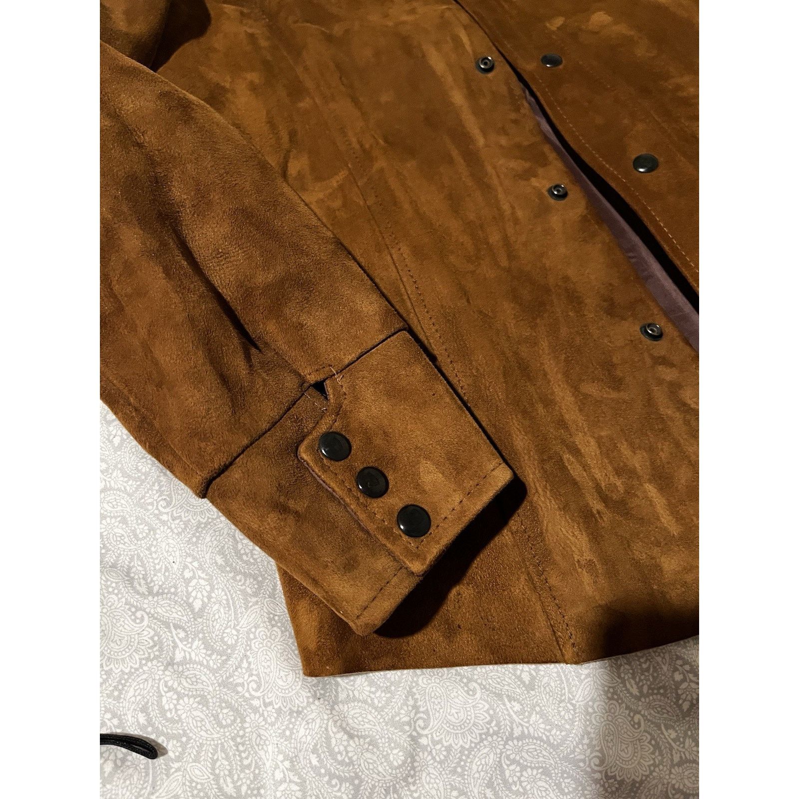 Other Vintage Great Things Canada Suede Leather Jacket 42 Western Size US L / EU 52-54 / 3 - 18 Thumbnail