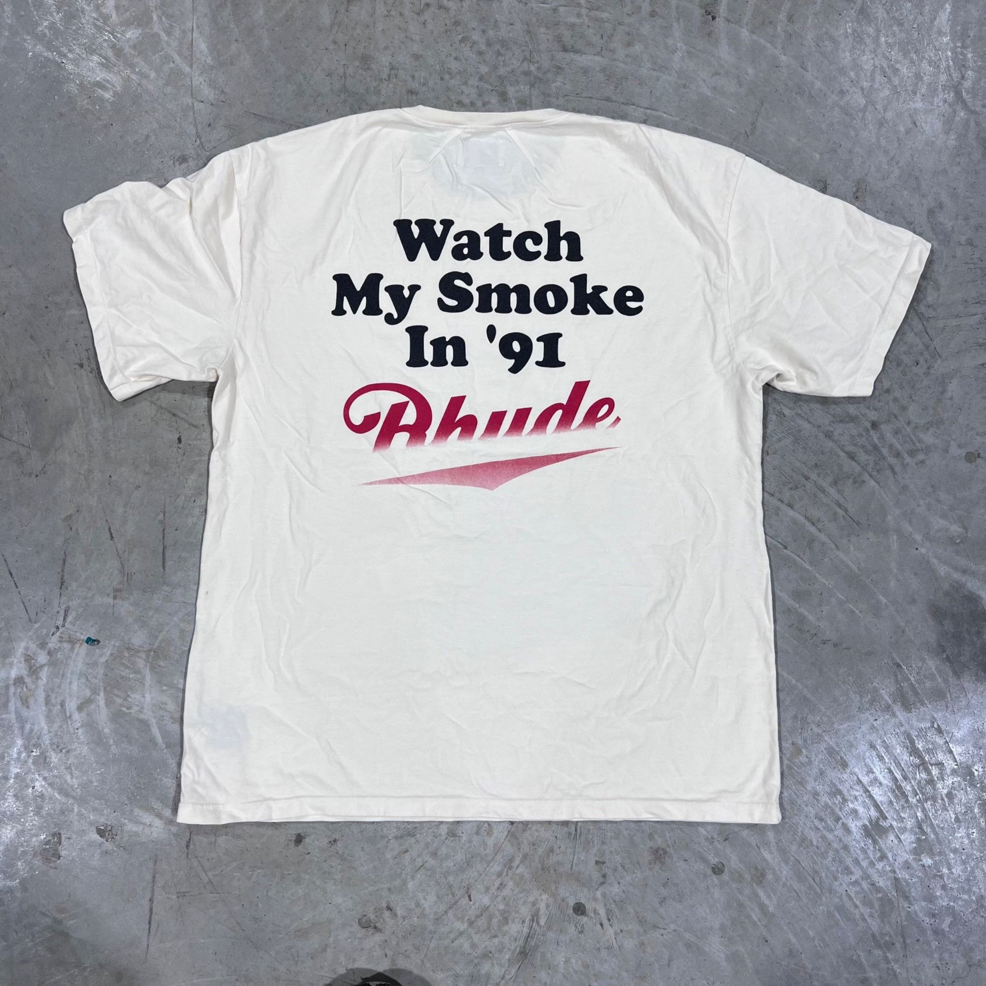 Rhude NEW RHUDE EAGLE DREAM TEE IN IVORY SZ SMALL Size US S / EU 44-46 / 1 - 6 Thumbnail