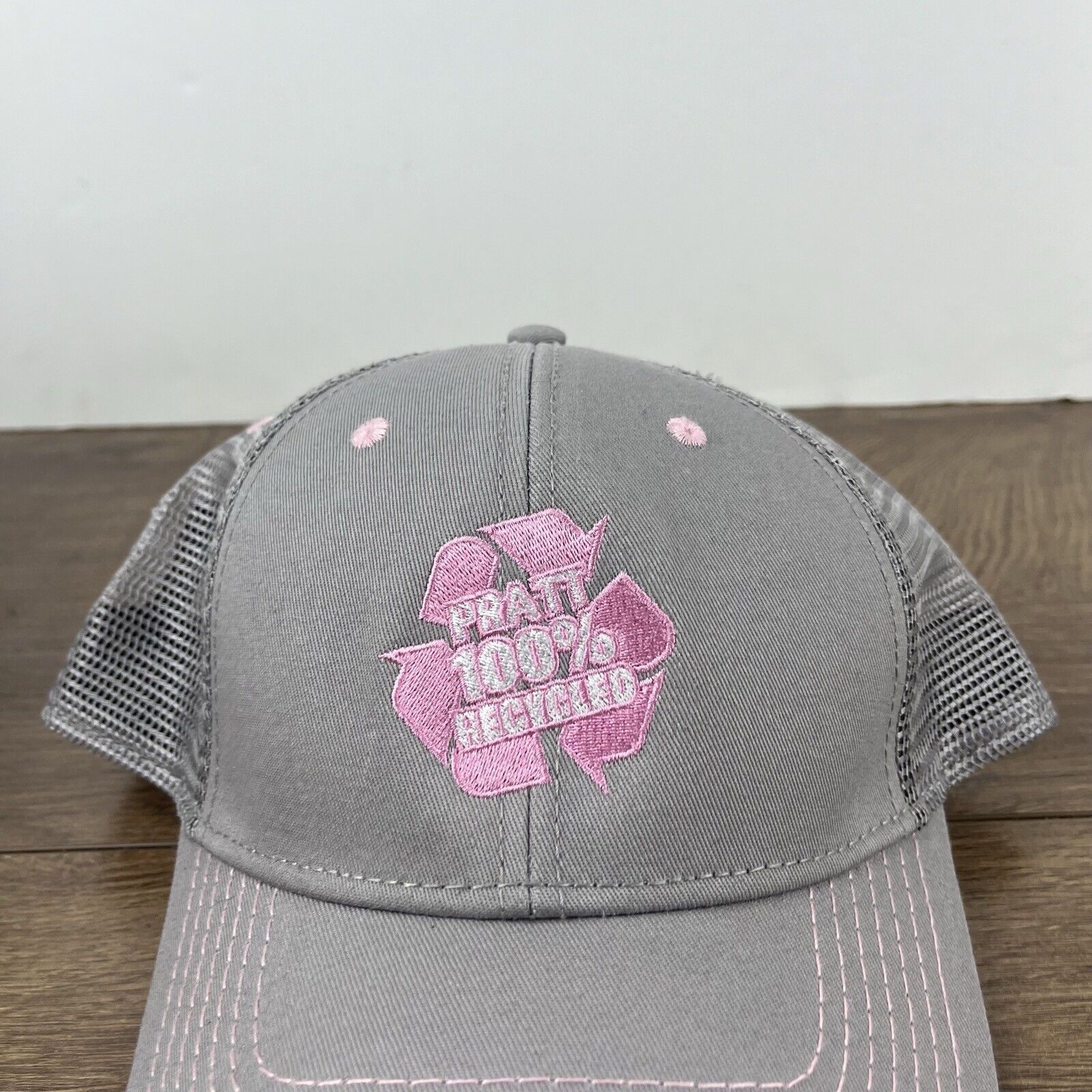 Other Pratt 100% Recycled Hat Gray Hat Adjustable Gray Adult Size Size ONE SIZE - 6 Thumbnail