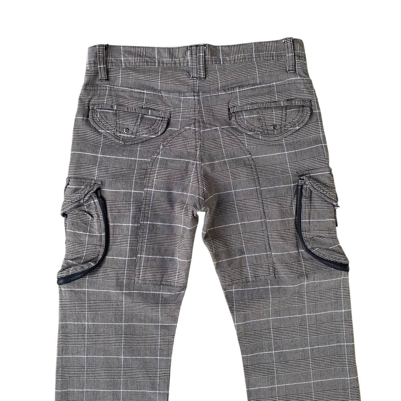 Japanese Brand PRISONER PANT CARGO SKKONE 31040 PIN STRIPE JAPANESE STYLE Size US 29 - 3 Thumbnail