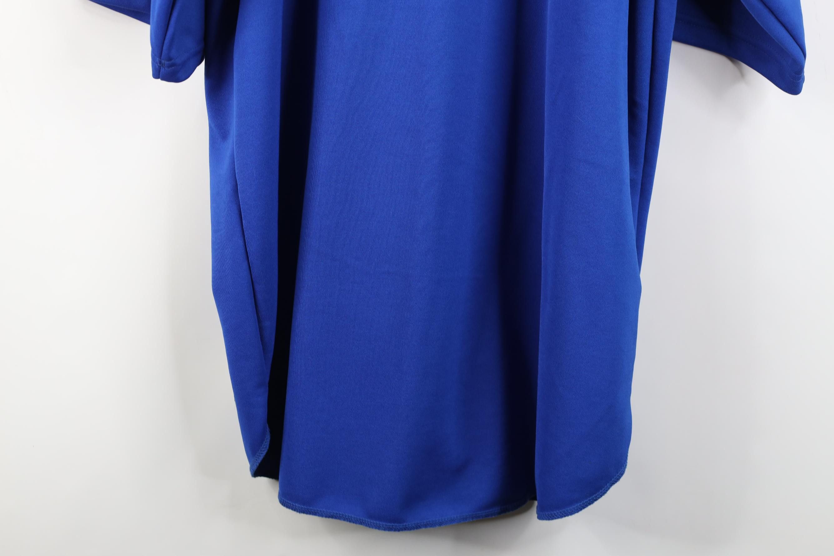 Vintage Vintage 90s Y2K Streetwear Knit Baseball Jersey Royal Blue Size US XL / EU 56 / 4 - 13 Thumbnail