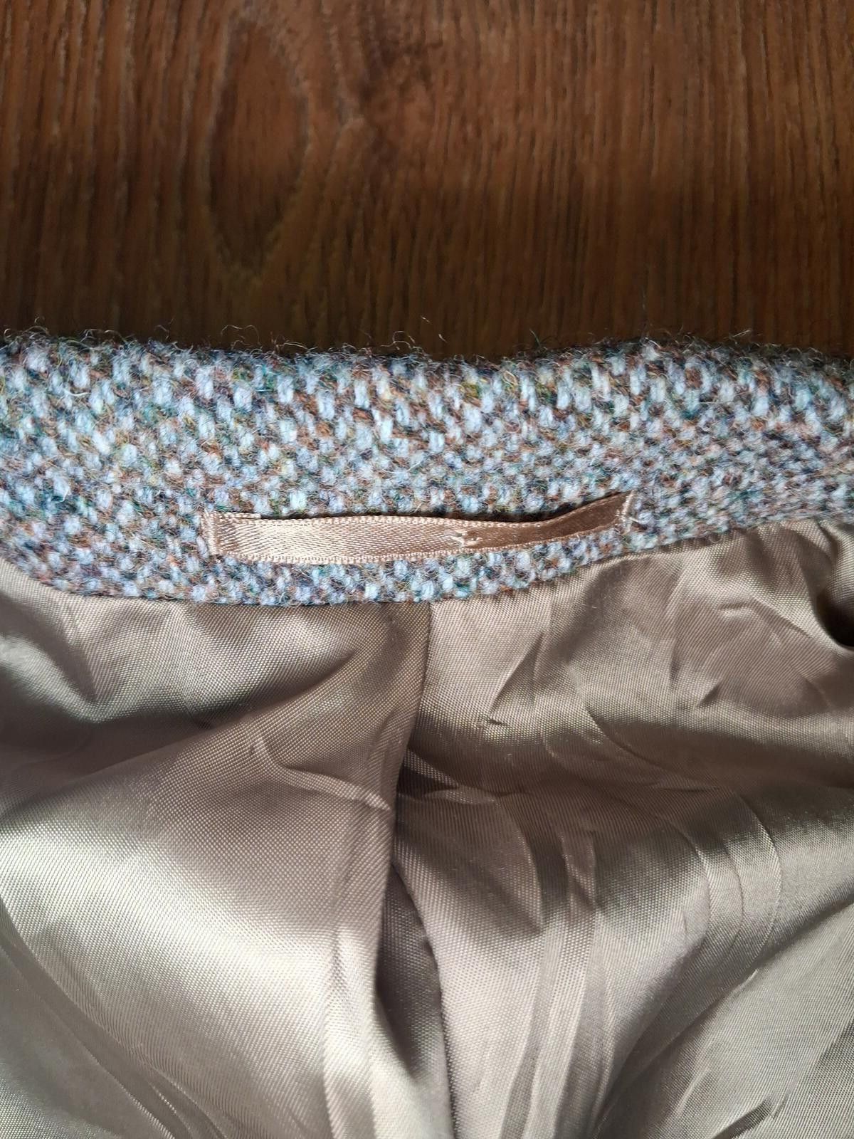 Harris Tweed Harris Tweed Sport Coat Mens 44R Beige Virgin Wool Donegal Size 44R - 5 Thumbnail