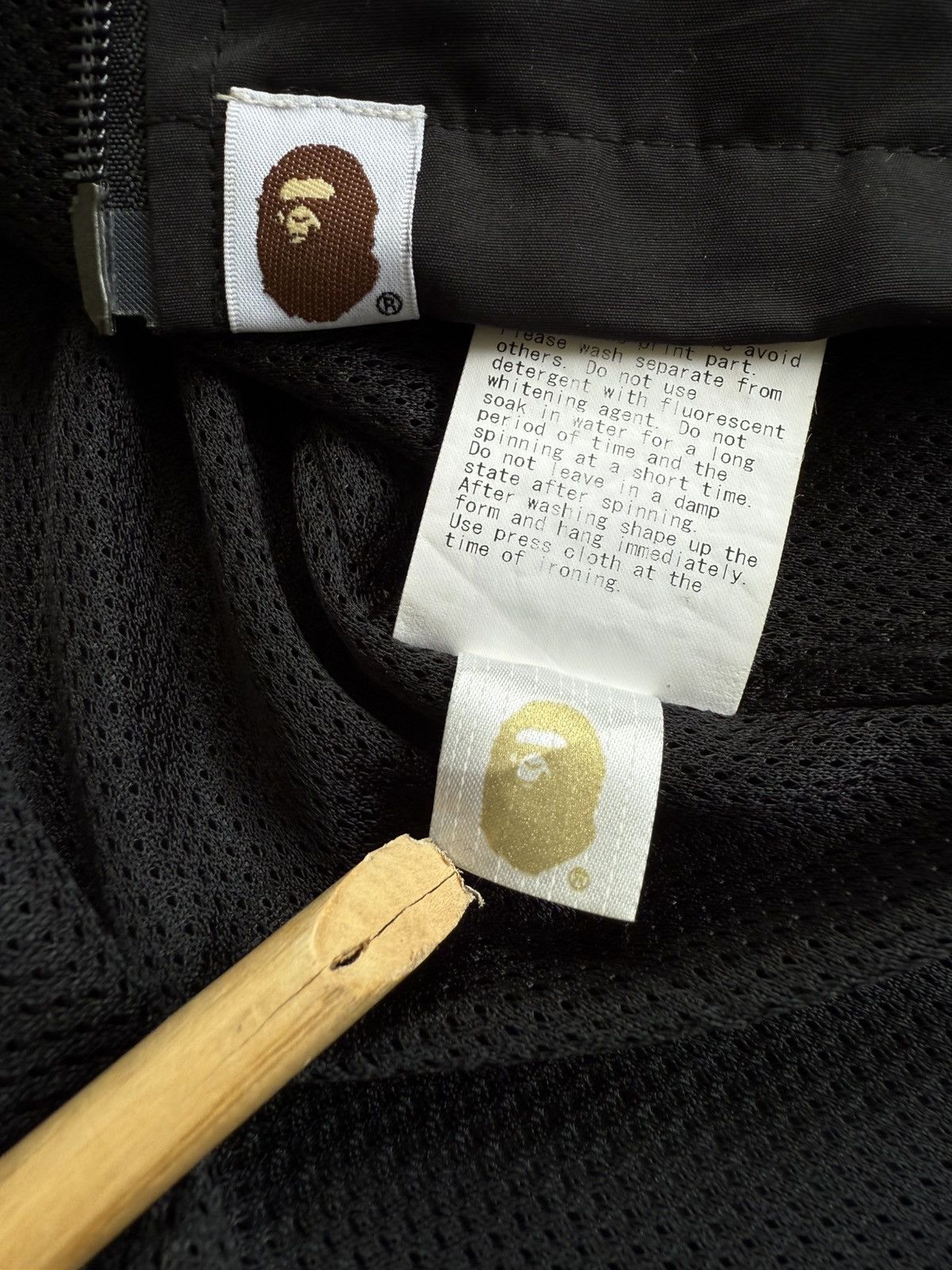 Bape Bape summer 2018 tape line windbreaker jacket Size US L / EU 52-54 / 3 - 10 Thumbnail