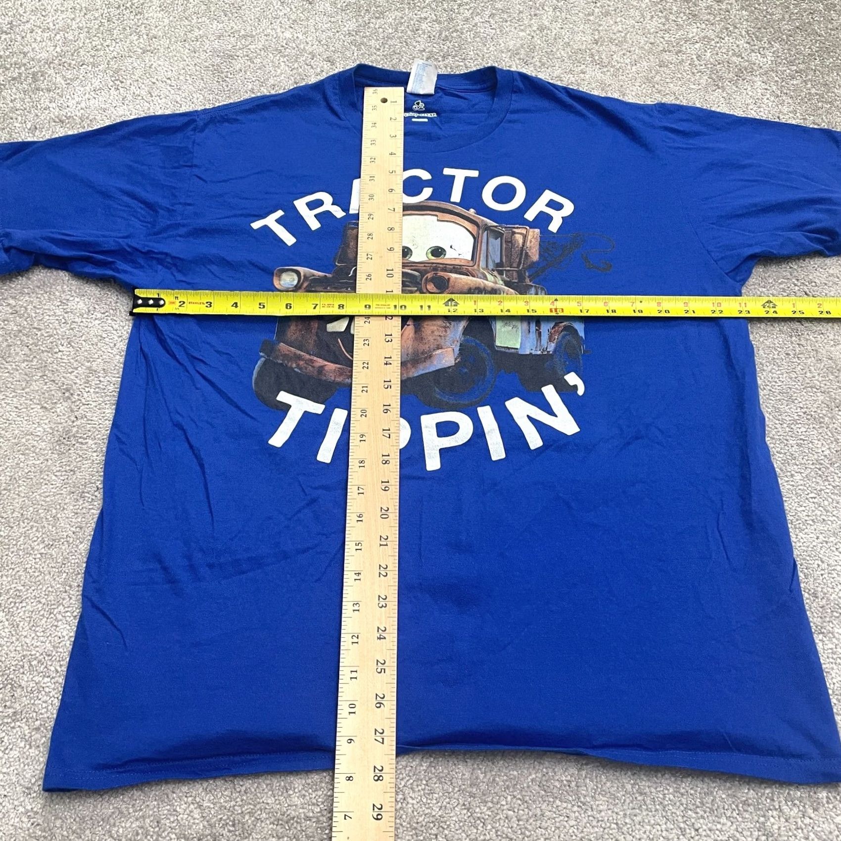Port & Company Port & Company Disney Pixar Cars Tow Motor Graphic T-Shirt Mens XL Blue Crew Neck Short Sleeve Size US XL / EU 56 / 4 - 6 Thumbnail