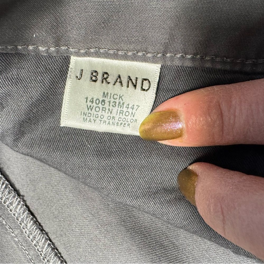 J Brand NWT New $185 J Brand Mick Skinny Fit Jeans in Worn Iron Siz Size US 28 / EU 44 - 8 Thumbnail