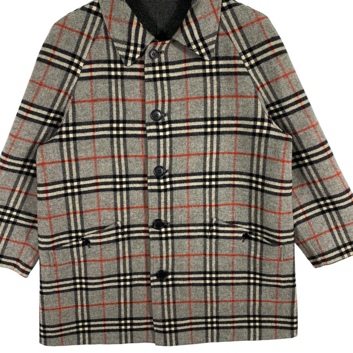 Burberry Prorsum Vintage Burberrys Reversible Wool Button Jacket Size M / US 6-8 / IT 42-44 - 4 Thumbnail